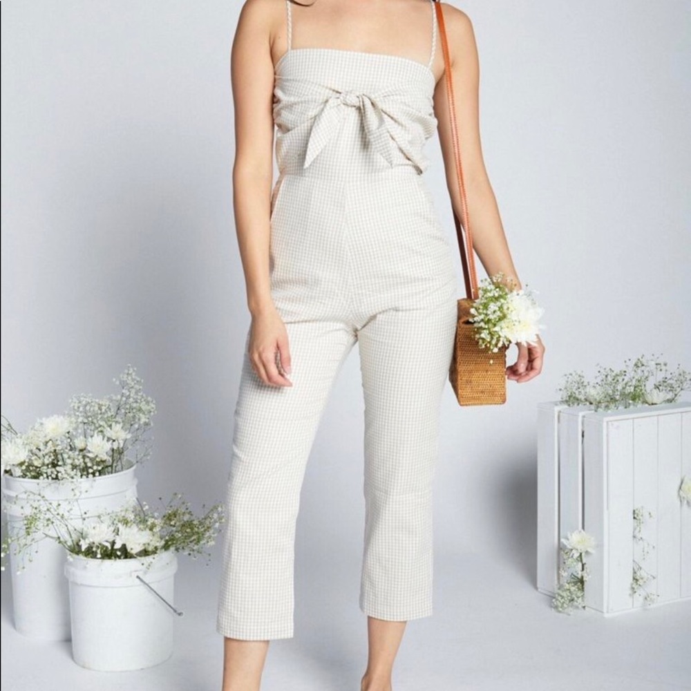 Eggie Gingham Jumpsuit